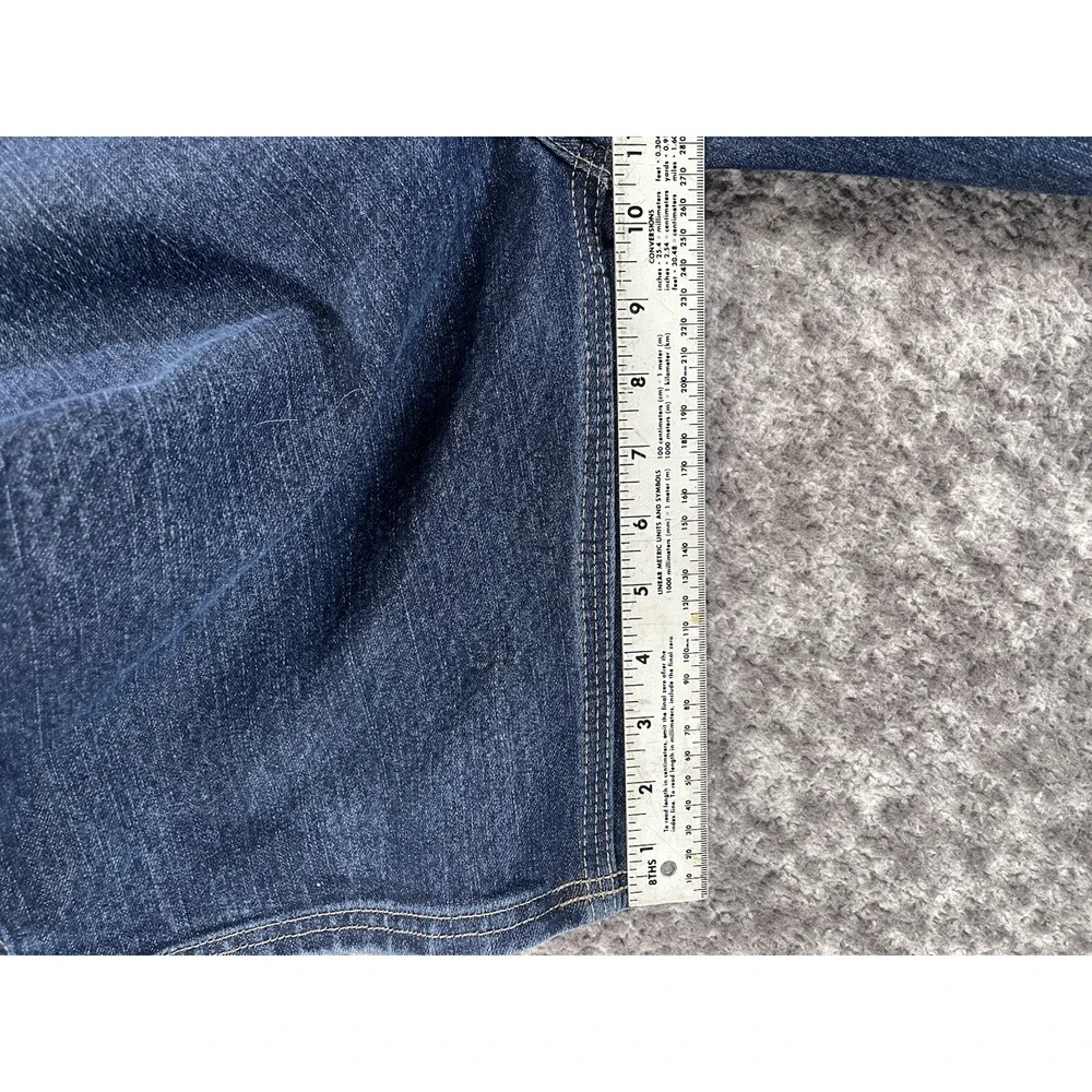 Big Mac Carpenter Shorts Mens 36x11 Blue Denim Wide Leg Outdoor